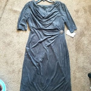 Very soft charcoal dress